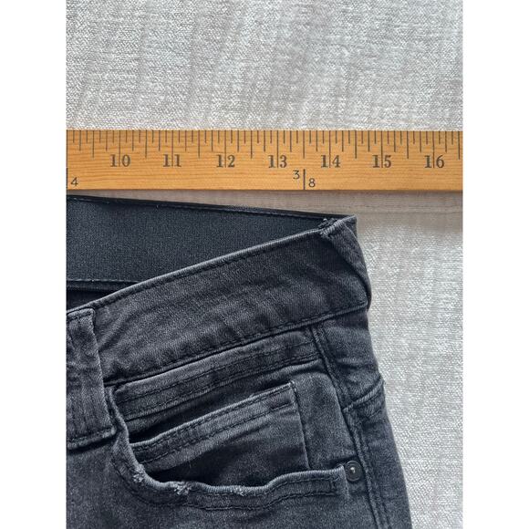 Democracy Black Distressed Stretchy Skinny Jeans - 6 - Picture 7 of 8